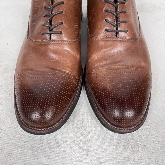 Reaction Kenneth Cole Jean-ial Derby Leather Shoes Size 11
